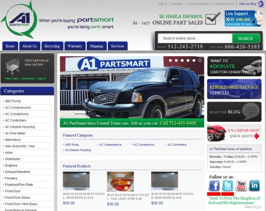 A1partsScreenshot