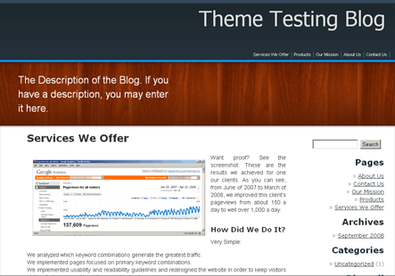 Free Wordpress Theme